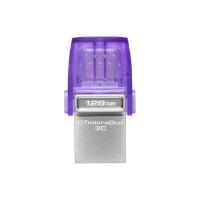 Kingston 128GB DTDUO3CG3/128 DataTraveler microDuo 3C 200MB-s dual USB-A + USB-C Flash Bellek